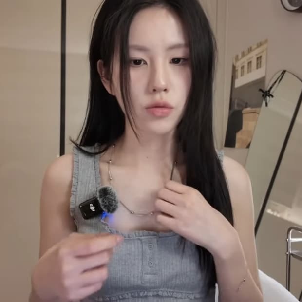 단종상품) 애즈온 목걸이 SILVER OVAL NECKLACE 실버