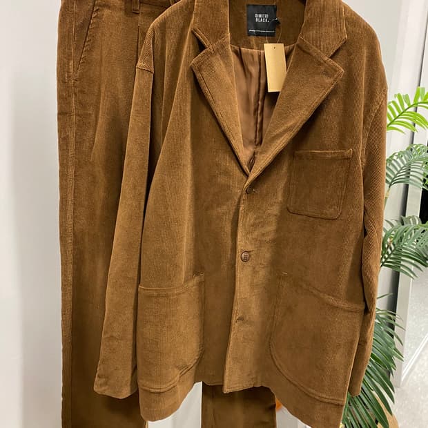 디미트리블랙 코듀로이 셋업