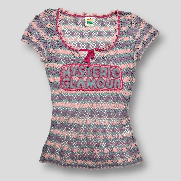 Hysteric glamour grunge pops knit