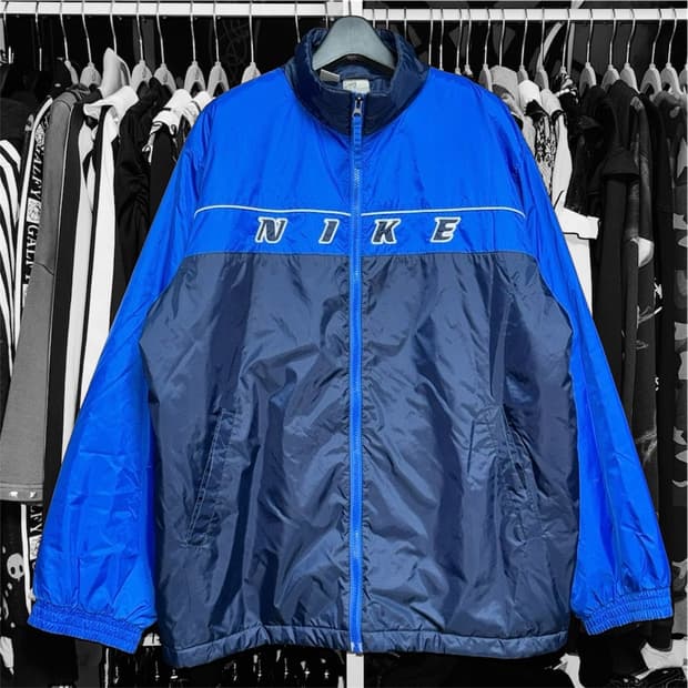 *00s* Nike spellout Oldschool jacket