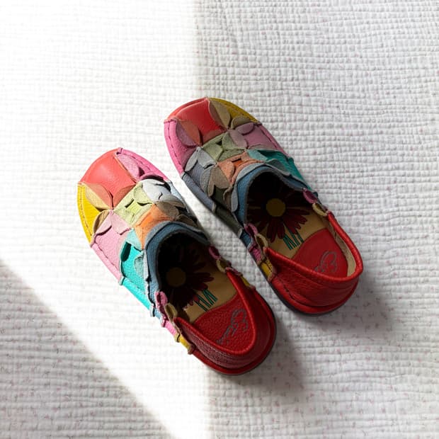 JPN/하구미신발 모리룩신발 패치워크신발 플랫슈즈 단화