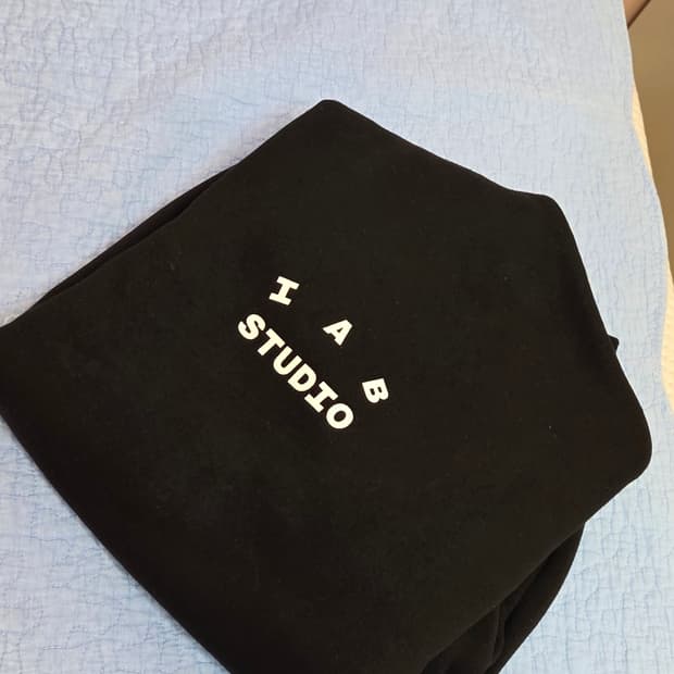 [2XL] IAB 아이앱 스튜디오 후드티 블랙