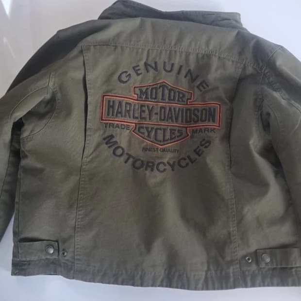 할리데이비슨 빈티지 밀리터리 코튼 자켓