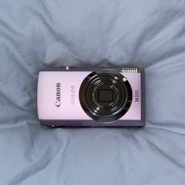 캐논 ixus 210 익서스 210 디지털 카메라 빈티지 디카 핑크