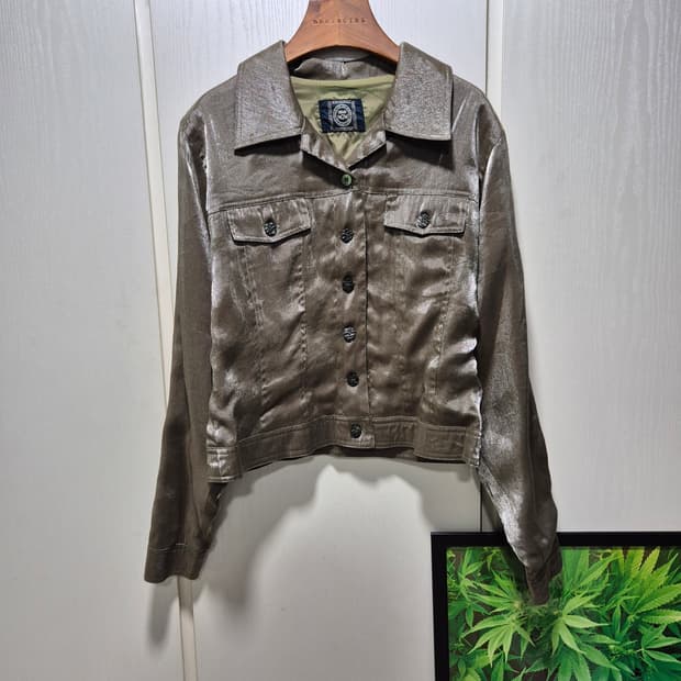 (세일)JPN VTG.브레인걸 카키 셔츠 자켓