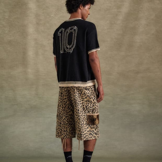 ADSB 앤더슨벨 레오파드 카고 팬츠