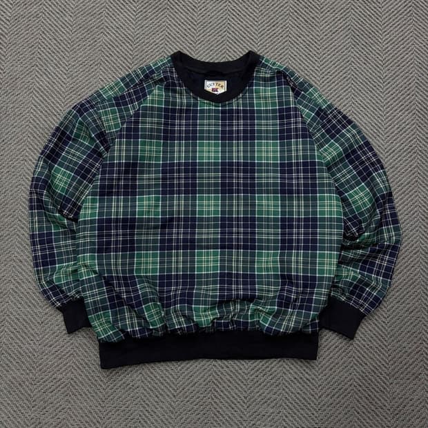 커터앤벅 체크 패턴 웜업 v2607