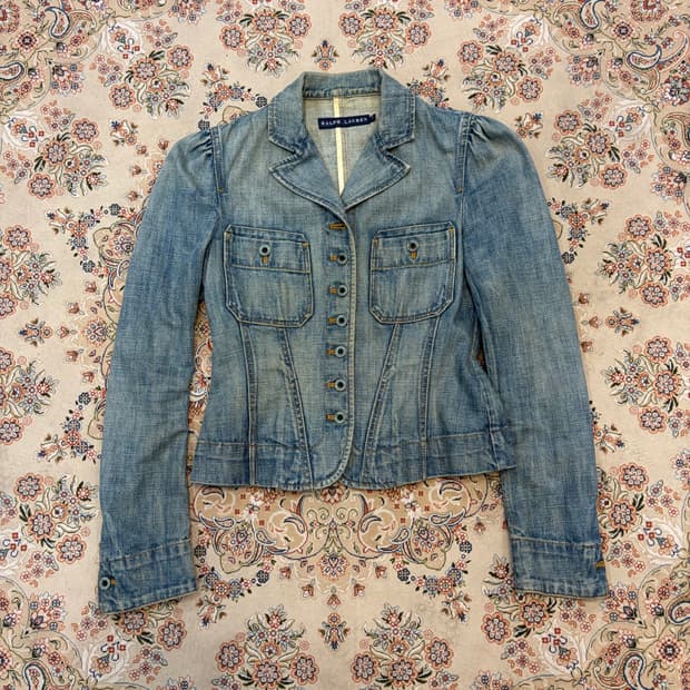 폴로랄프로렌 빈티지 웨스턴 데님자켓