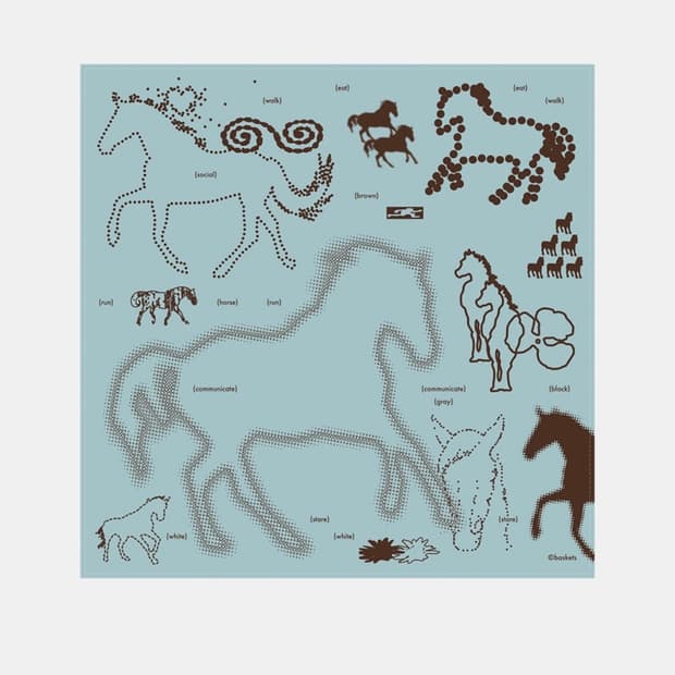 baskets SILHOUETTE BANDANA Horse