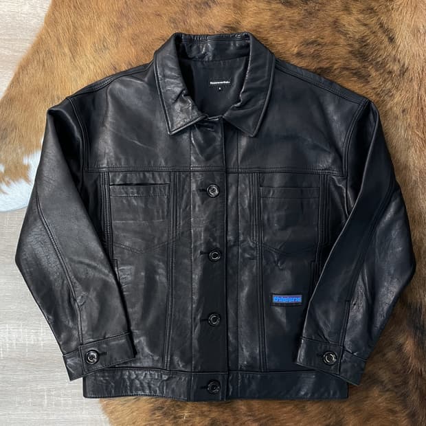 디스이즈네버댓 3세대 트러커 레더 자켓