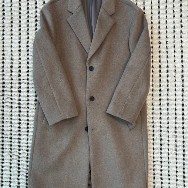 레노마 울/캐시 혼방 체스터필드코트