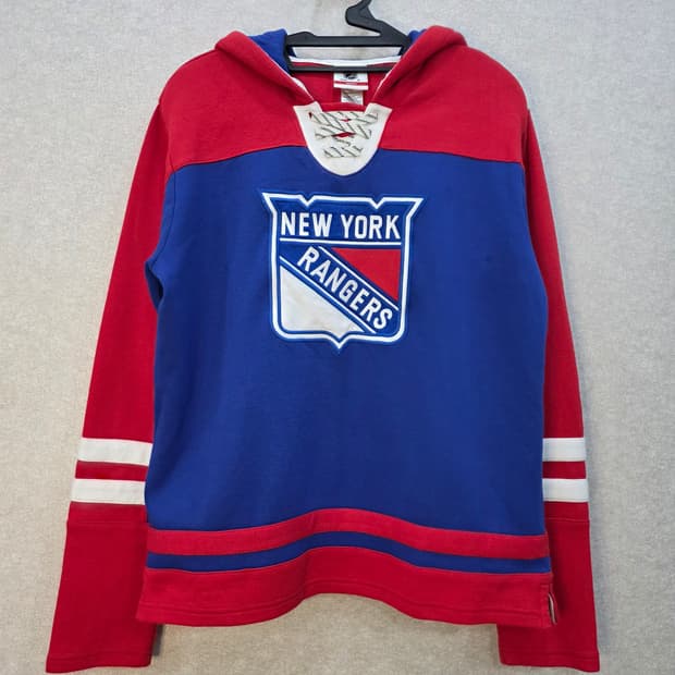 NHL 뉴욕 레인저스 하키 후드티 YOUTH