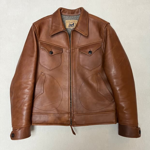 cidu 호윈레더 카우하이드 자켓