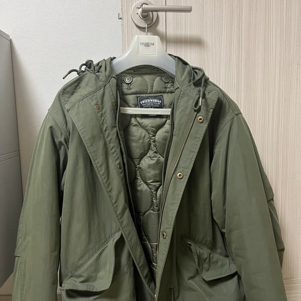 프리즘웍스 Vincent M1965 피쉬테일 파카 올리브