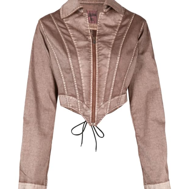 장폴고티에 코르셋데님자켓 새상품