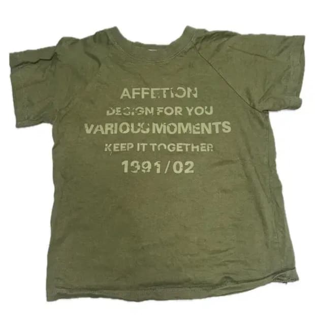 빈티지 슬림 반팔티 키비논