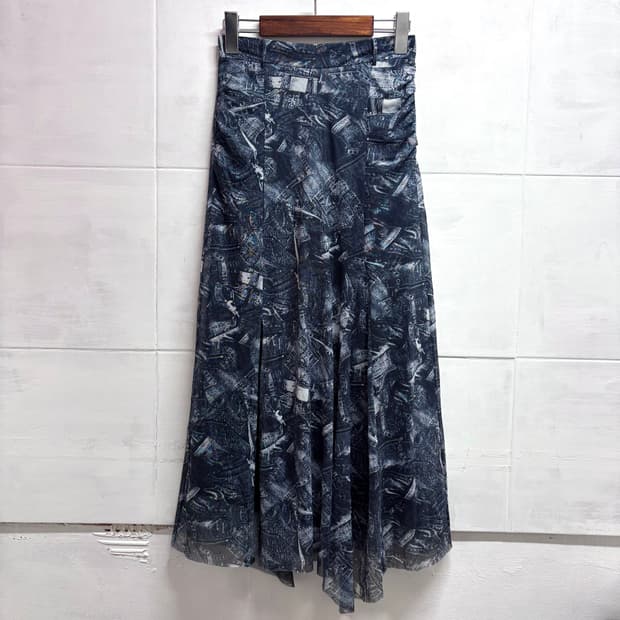 RAY CASSIN 언발 셔링 페어리 롱 스커트  JPN