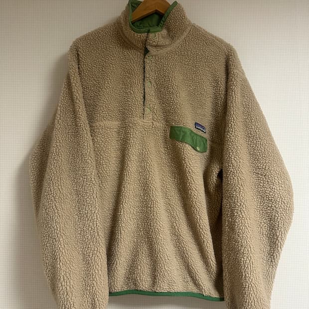 파타고니아 글리세이드 오트밀/그린 L