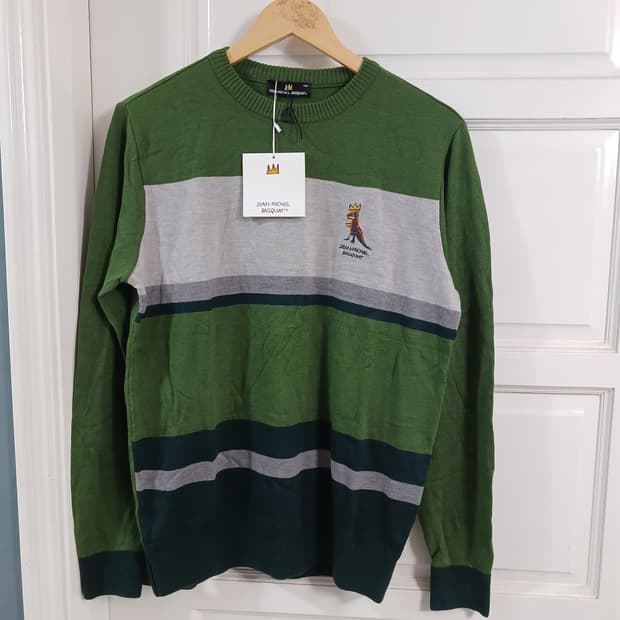 장미쉘 바스키아 니트 라운드 티셔츠