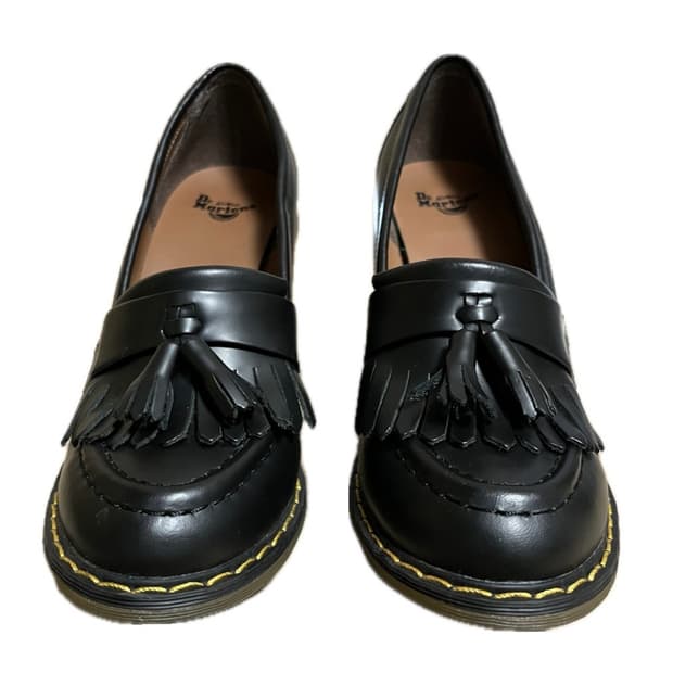 닥터마틴 태슬 힐 구두 로마 로퍼 아드리안 235 uk4 블랙
