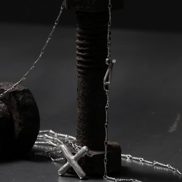 M.A+ Silver Cross Pendant