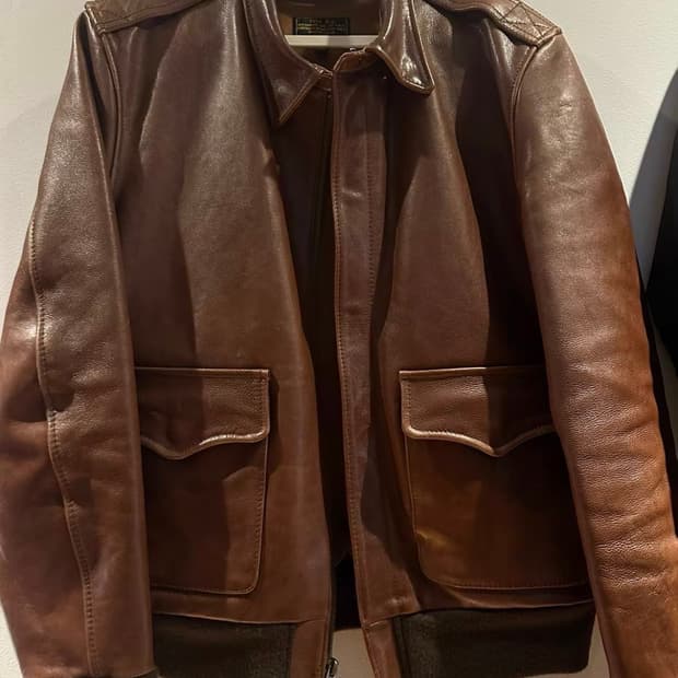 아비렉스 a2 가죽 자켓 42