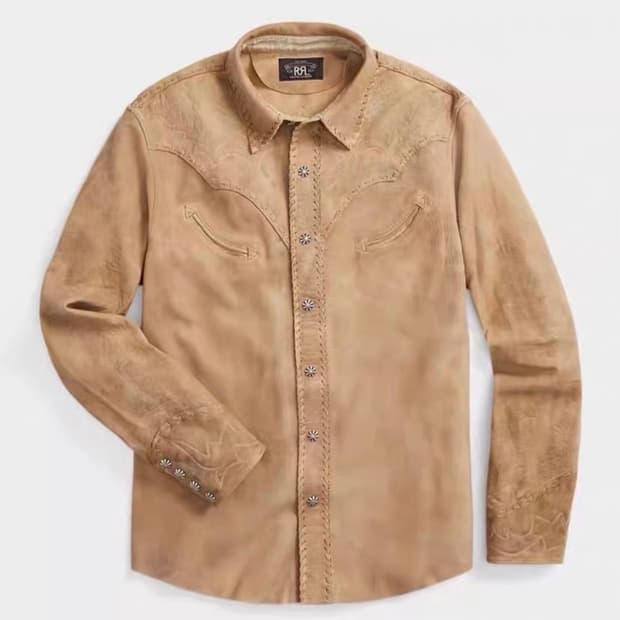 rrl 양가죽 웨스턴 셔츠m 새상품