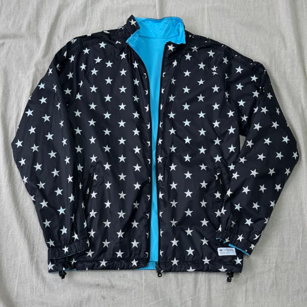 아디다스 리버시블 나일론 스타 바람막이 105