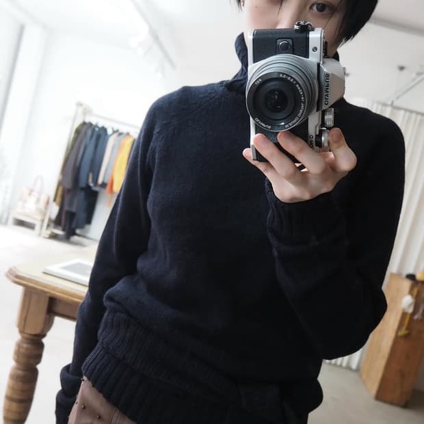 LOEWE cashmere turtleneck sweater 