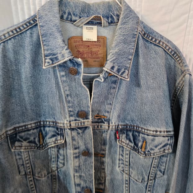 리바이스 데님 빈티지 청자켓