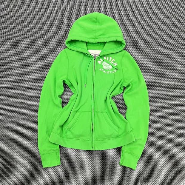 아베크롬비 그린 후드집업