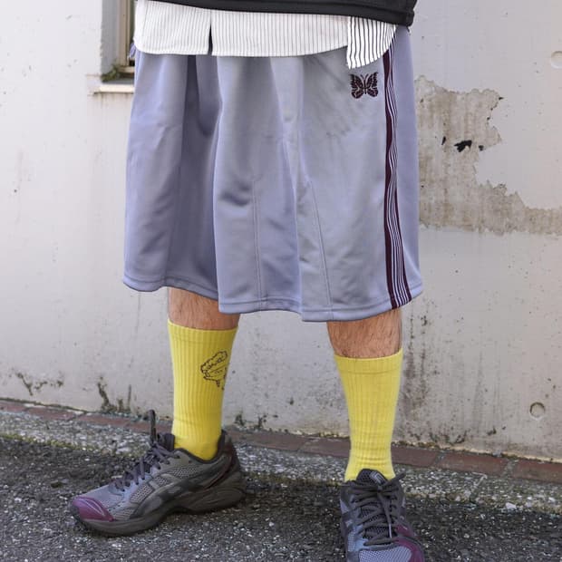 [2컬러/미개봉새상품] 니들스 X BEAVER HD 트랙팬츠 반바지