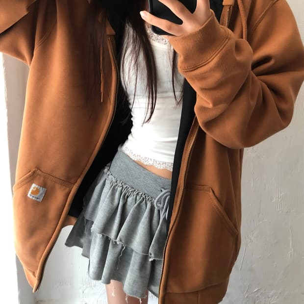 Carhartt 칼하트 된장 써멀 후드집업