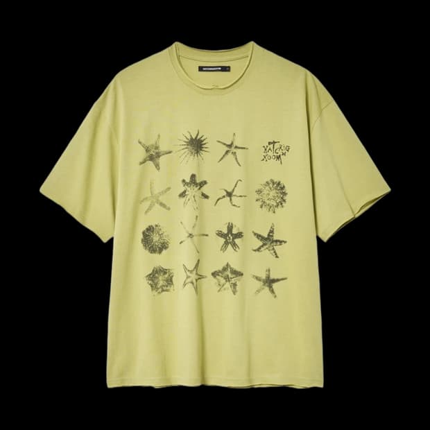 [구매] 해칭룸 스타피쉬 티셔츠 아보카도 3 or 4사이즈