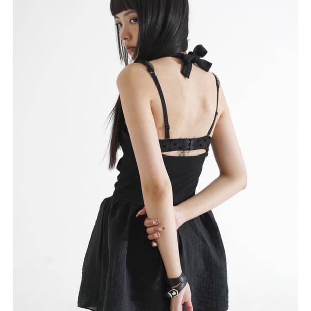 wsc 아카이브 shell line 3-way dress 001미니원피스