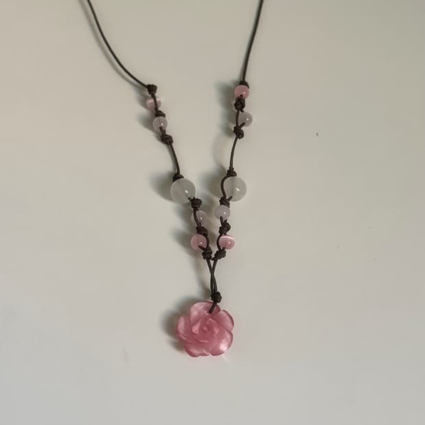 매듭목걸이 비즈목걸이