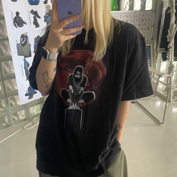 itachi naruto print tee 나루토 프린트 티