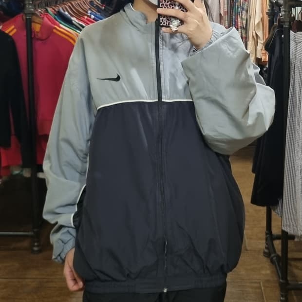 [Hi] nike 나이키 바람막이 블랙 / 그레이