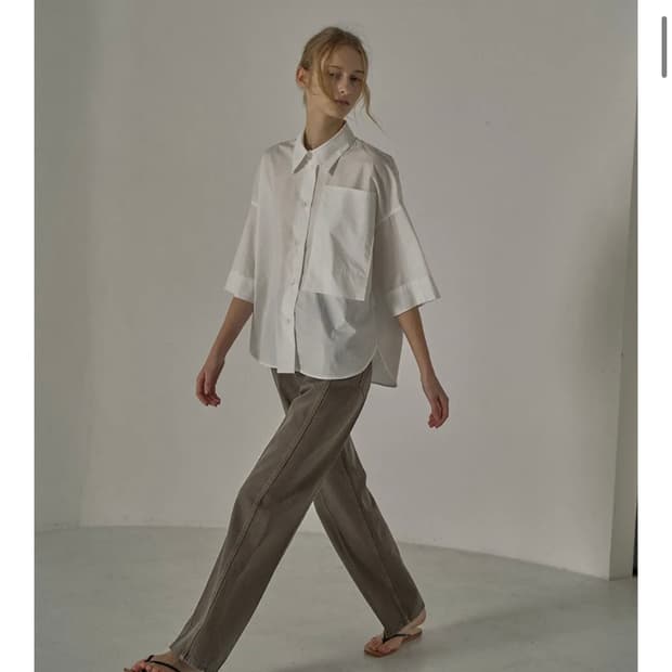 파사드패턴 클래식 데님 ash 기본기장