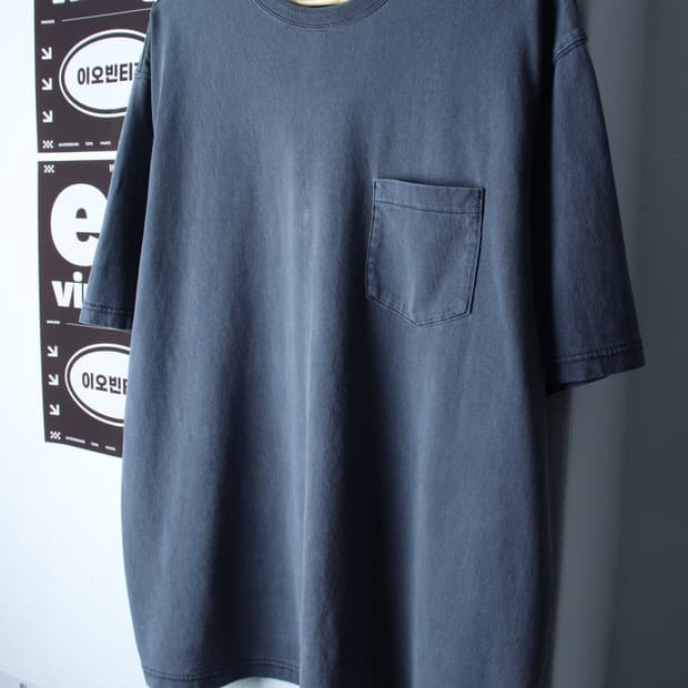 (L-2XL) 스테디 에브리웨어 반팔 티셔츠 피그먼트 블루-H34593