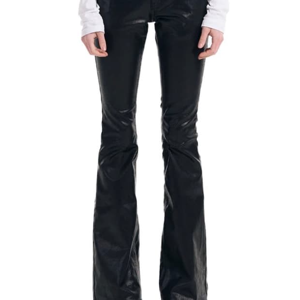 보헤미안서울 코팅 부츠컷 팬츠