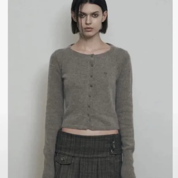 보헴서 헤어리 가디건 (앙고라)