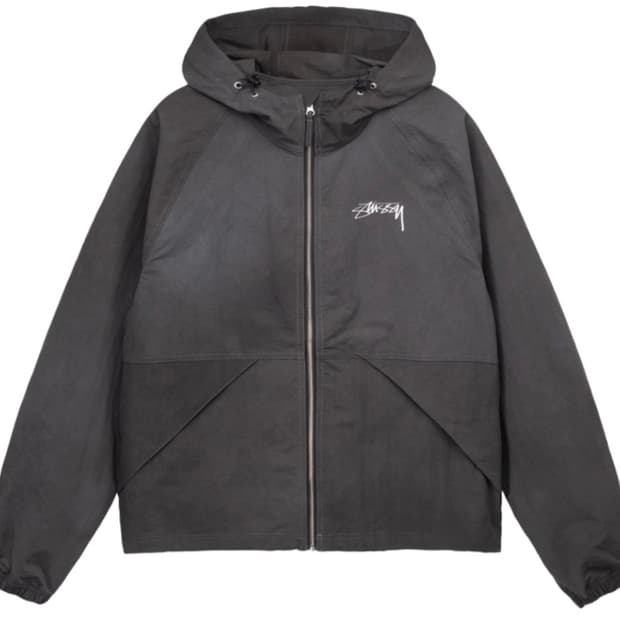 스투시 웨이브 다이 비치 쉘 자켓 블랙(XL)