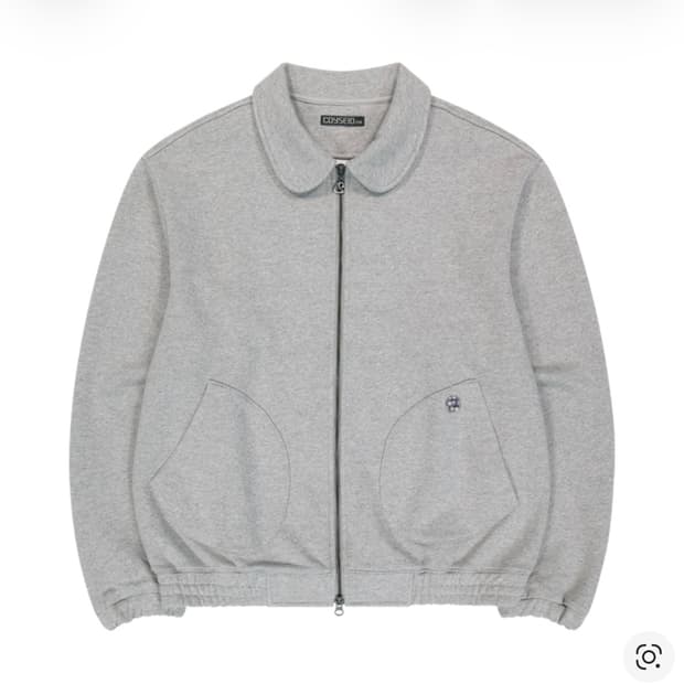 코이세이오 038 라운드 트랙 집업 멜란지 그레이