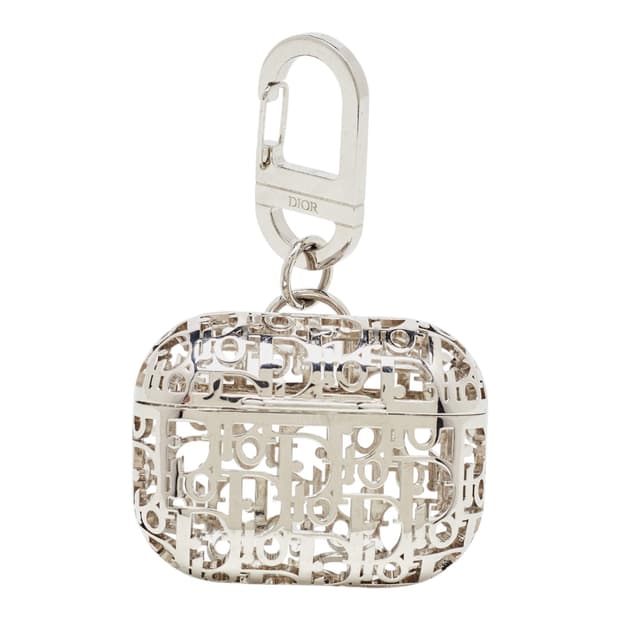 디올 오블리크 메탈 에어팟 프로 키링 케이스