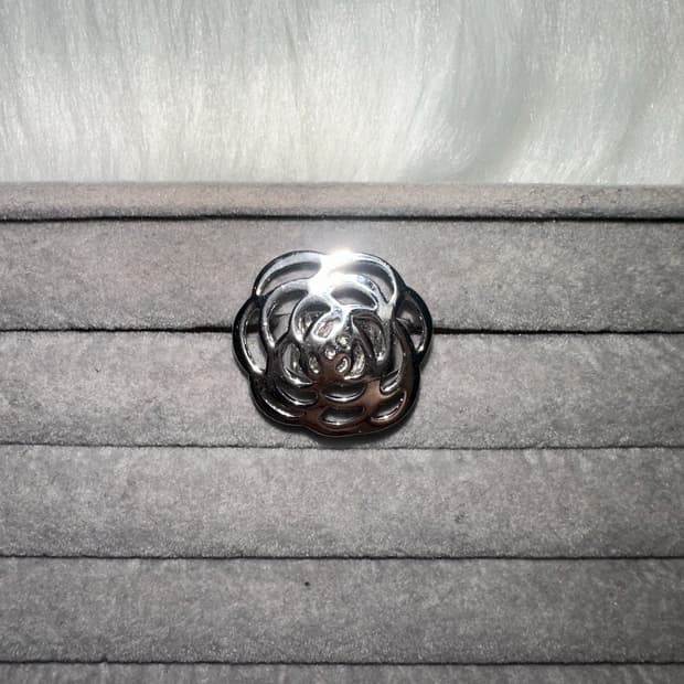 오리엔탈 고스펑크 장미 반지