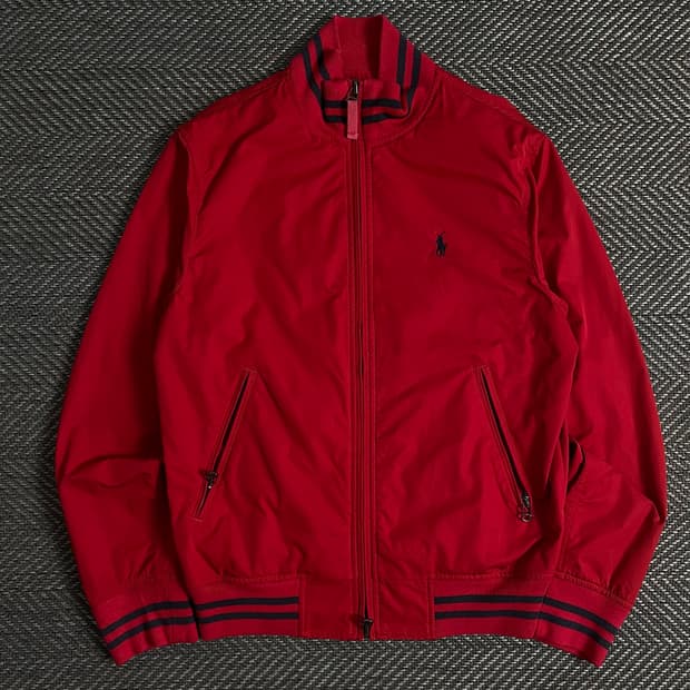 폴로 랄프로렌 포니 로고 트윌 코튼 해링턴 자켓o 3229