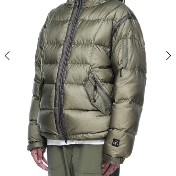 록히드마틴 테크쉘 구스다운 패딩 올리브 (2)