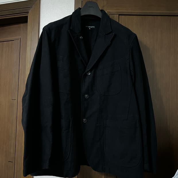 엔지니어드가먼츠 베드포드 자켓 몰스킨 블랙 M