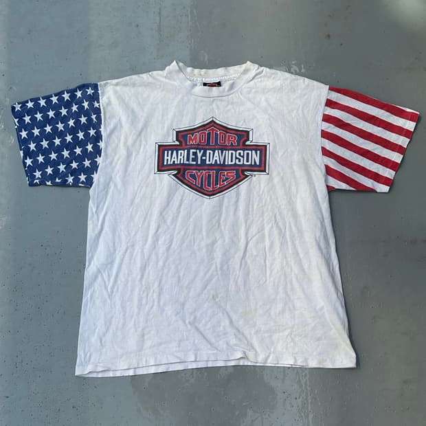 [할리데이비슨] •90s Vintage Bob Dron Tee